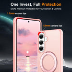 Custodia per telefono MagSafe con supporto rotante Skin-Feel per smorzamento., For Samsung Galaxy S26+ 5G, For Samsung Galaxy S26 Ultra 5G, For Samsung Galaxy S26 5G