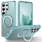 Custodia per telefono MagSafe con supporto rotante Skin-Feel per smorzamento., For Samsung Galaxy S26+ 5G, For Samsung Galaxy S26 Ultra 5G, For Samsung Galaxy S26 5G