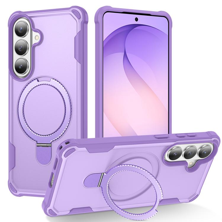 Custodia per telefono antiurto con supporto MagSafe Yingcai Gears, For Samsung Galaxy S26+ 5G, For Samsung Galaxy S26 Ultra 5G, For Samsung Galaxy S26 5G