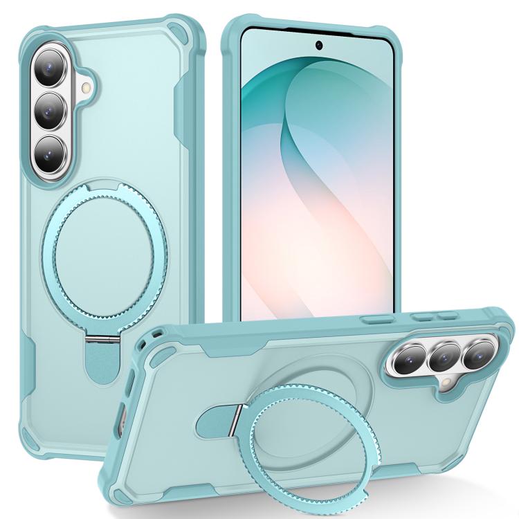 Custodia per telefono antiurto con supporto MagSafe Yingcai Gears, For Samsung Galaxy S26+ 5G, For Samsung Galaxy S26 Ultra 5G, For Samsung Galaxy S26 5G