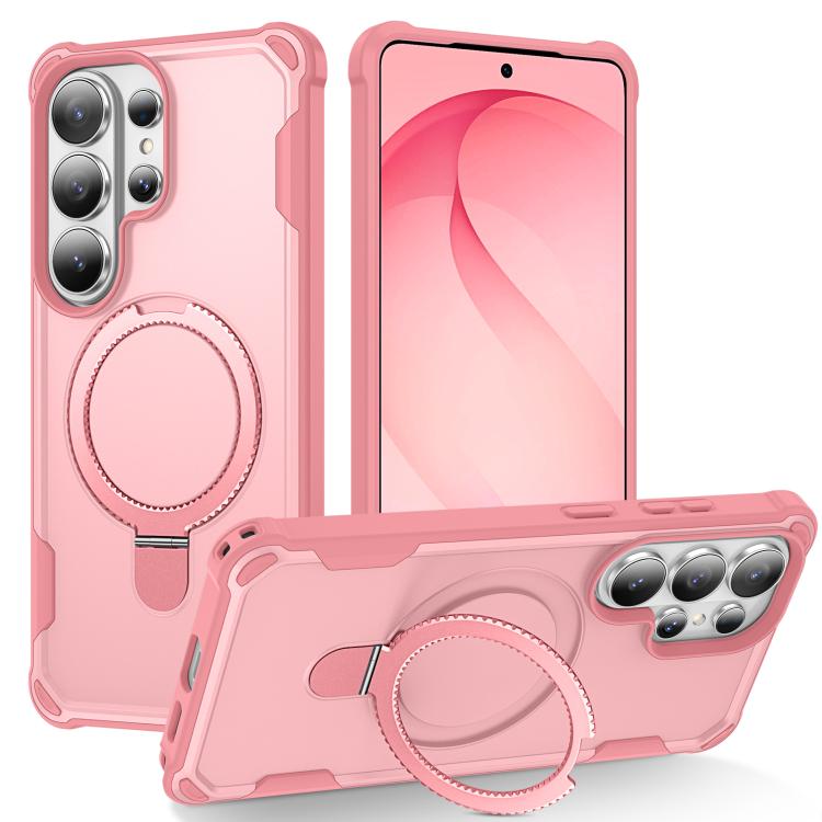 Custodia per telefono antiurto con supporto MagSafe Yingcai Gears, For Samsung Galaxy S26+ 5G, For Samsung Galaxy S26 Ultra 5G, For Samsung Galaxy S26 5G