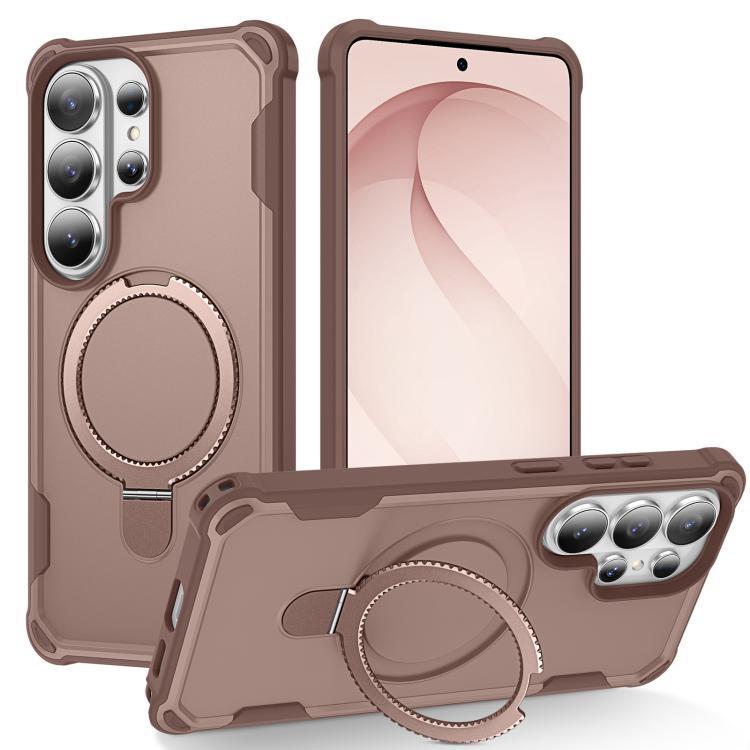 Custodia per telefono antiurto con supporto MagSafe Yingcai Gears, For Samsung Galaxy S26+ 5G, For Samsung Galaxy S26 Ultra 5G, For Samsung Galaxy S26 5G
