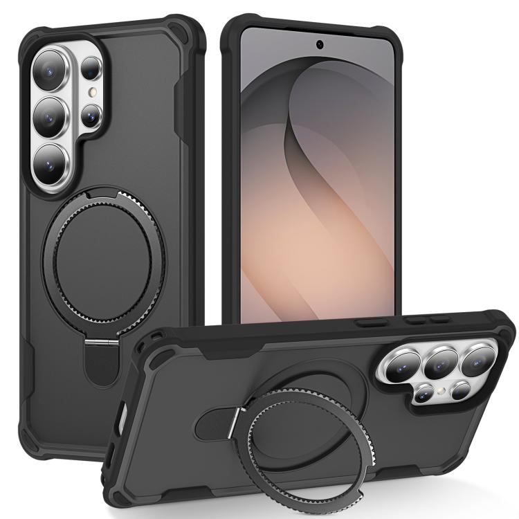 Custodia per telefono antiurto con supporto MagSafe Yingcai Gears, For Samsung Galaxy S26+ 5G, For Samsung Galaxy S26 Ultra 5G, For Samsung Galaxy S26 5G