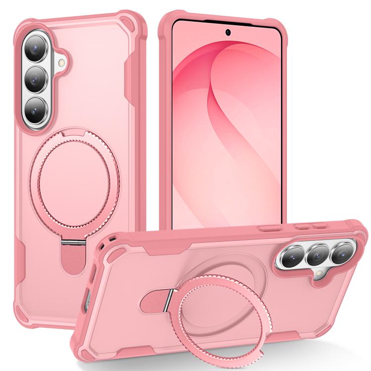 Custodia per telefono antiurto con supporto MagSafe Yingcai Gears, For Samsung Galaxy S26+ 5G, For Samsung Galaxy S26 Ultra 5G, For Samsung Galaxy S26 5G