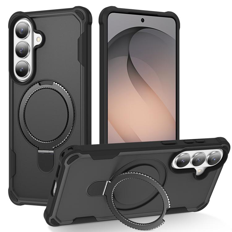 Custodia per telefono antiurto con supporto MagSafe Yingcai Gears, For Samsung Galaxy S26+ 5G, For Samsung Galaxy S26 Ultra 5G, For Samsung Galaxy S26 5G