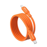 Cavo dati in silicone DUX DUCIS Serie SILI 27W da Type-C a 8 pin, lunghezza: 1 m, Type-C to 8 Pin