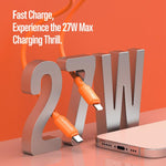Cavo dati in silicone DUX DUCIS Serie SILI 27W da Type-C a 8 pin, lunghezza: 1 m, Type-C to 8 Pin