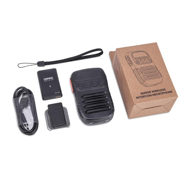 UNIWA BM008 BT5.2 Interfono portatile wireless con microfono PTT