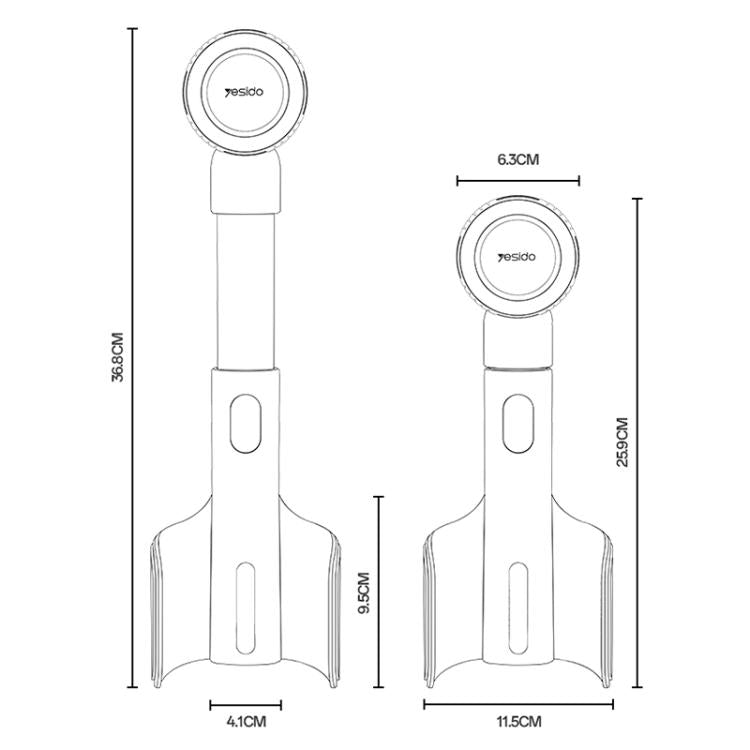 Supporto magnetico auto Yesido C230 per Suzuki Jimny