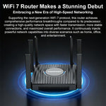 COMFAST CF-WR673BE WiFi 7 Gigabit Dual-Band 2700M Gaming Wireless Router, AU Plug, EU Plug, US Plug