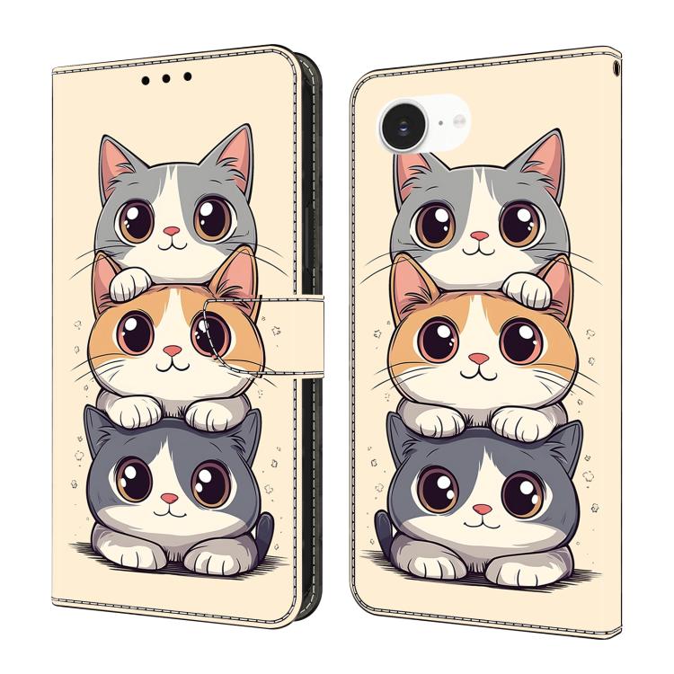 Custodia per telefono in ecopelle con effetto cristallo., For iPhone 17e / 16e, For iPhone 17 Pro Max