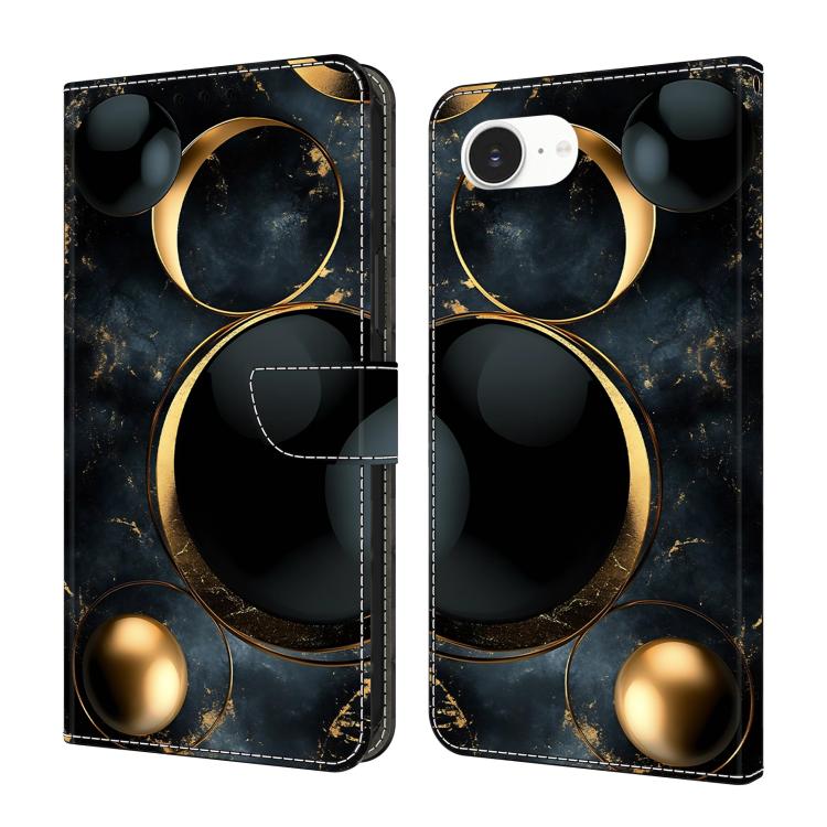Custodia per telefono in ecopelle con effetto cristallo., For iPhone 17e / 16e, For iPhone 17 Pro Max