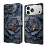 Custodia per telefono in ecopelle con effetto cristallo., For iPhone 17e / 16e, For iPhone 17 Pro Max
