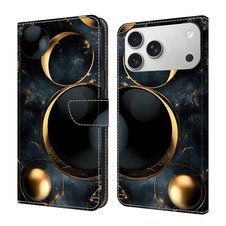 Custodia per telefono in ecopelle con effetto cristallo., For iPhone 17e / 16e, For iPhone 17 Pro Max