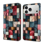 Custodia per telefono in ecopelle con effetto cristallo., For iPhone 17 Pro, For iPhone 17