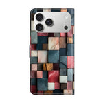 Custodia per telefono in ecopelle con effetto cristallo., For iPhone 17 Pro, For iPhone 17