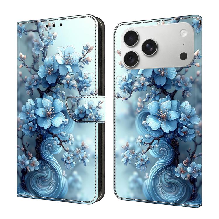 Custodia per telefono in ecopelle con effetto cristallo., For iPhone 17 Pro, For iPhone 17