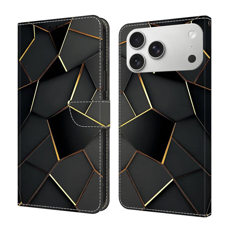 Custodia per telefono in ecopelle con effetto cristallo., For iPhone 17 Pro, For iPhone 17
