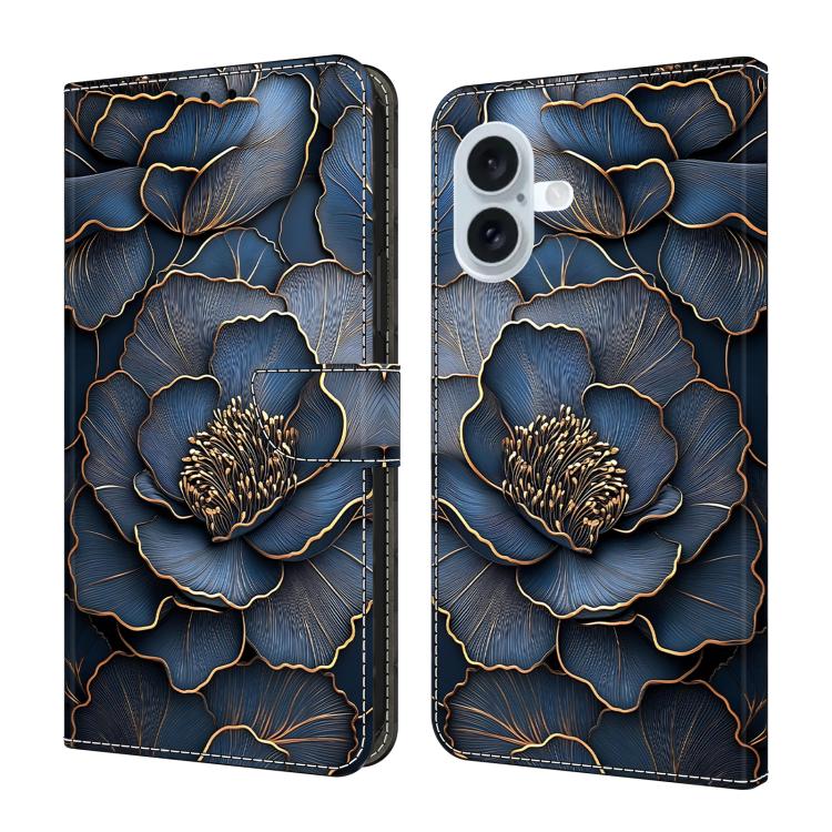 Custodia per telefono in ecopelle con effetto cristallo., For iPhone 17 Pro, For iPhone 17