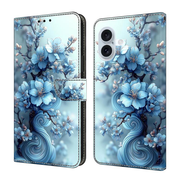 Custodia per telefono in ecopelle con effetto cristallo., For iPhone 17 Pro, For iPhone 17
