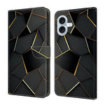 Custodia per telefono in ecopelle con effetto cristallo., For iPhone 17 Pro, For iPhone 17