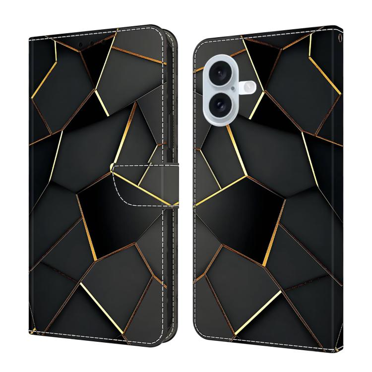 Custodia per telefono in ecopelle con effetto cristallo., For iPhone 17 Pro, For iPhone 17