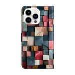 Custodia per telefono in ecopelle con effetto cristallo., For iPhone 16 Pro, For iPhone 16