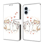Custodia per telefono in ecopelle con effetto cristallo., For iPhone 16 Pro, For iPhone 16