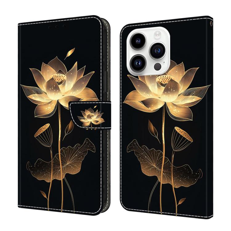 Custodia per telefono in ecopelle con effetto cristallo., For iPhone 15 Pro Max, For iPhone 15 Pro