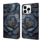 Custodia per telefono in ecopelle con effetto cristallo., For iPhone 15 Pro Max, For iPhone 15 Pro