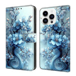 Custodia per telefono in ecopelle con effetto cristallo., For iPhone 15 Pro Max, For iPhone 15 Pro