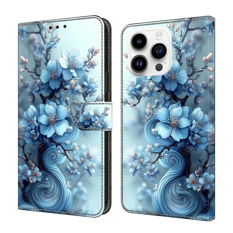 Custodia per telefono in ecopelle con effetto cristallo., For iPhone 15 Pro Max, For iPhone 15 Pro