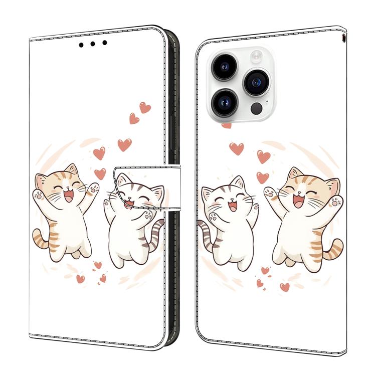 Custodia per telefono in ecopelle con effetto cristallo., For iPhone 15 Pro Max, For iPhone 15 Pro