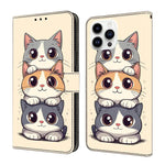Custodia per telefono in ecopelle con effetto cristallo., For iPhone 15 Pro Max, For iPhone 15 Pro