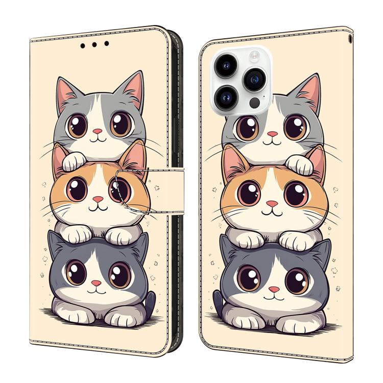 Custodia per telefono in ecopelle con effetto cristallo., For iPhone 15 Pro Max, For iPhone 15 Pro