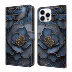 Custodia per telefono in ecopelle con effetto cristallo., For iPhone 15 Pro Max, For iPhone 15 Pro