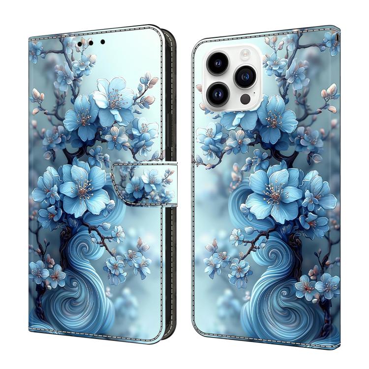 Custodia per telefono in ecopelle con effetto cristallo., For iPhone 15 Pro Max, For iPhone 15 Pro