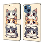 Custodia per telefono in ecopelle con effetto cristallo., For iPhone 14 / 13, For iPhone 14 Pro