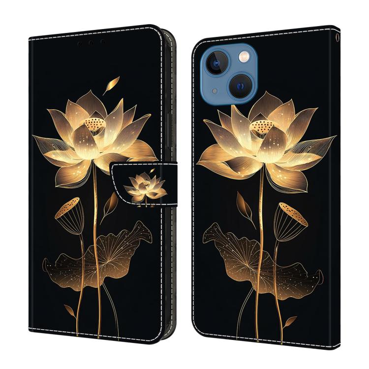 Custodia per telefono in ecopelle con effetto cristallo., For iPhone 14 / 13, For iPhone 14 Pro