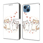 Custodia per telefono in ecopelle con effetto cristallo., For iPhone 14 / 13, For iPhone 14 Pro