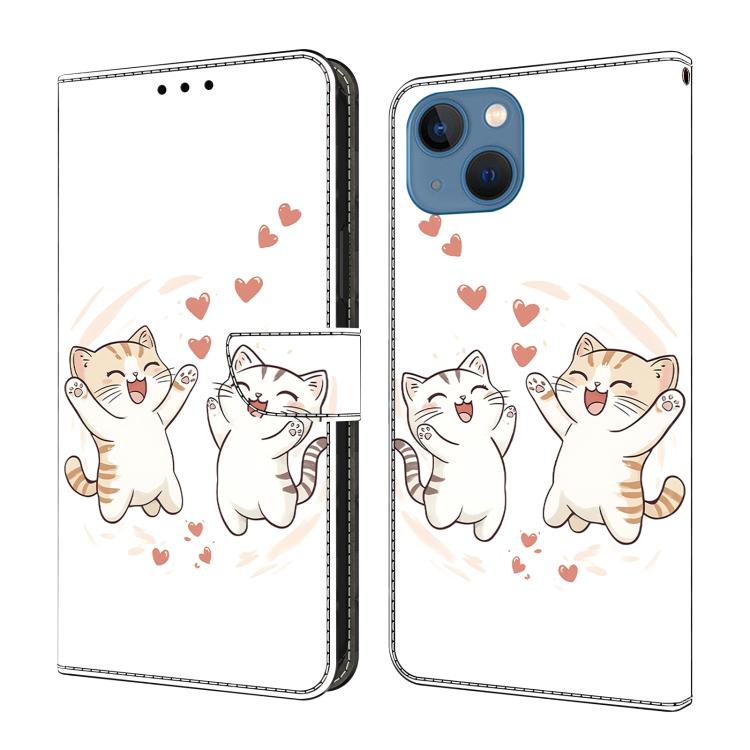 Custodia per telefono in ecopelle con effetto cristallo., For iPhone 14 / 13, For iPhone 14 Pro