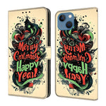 Custodia per telefono in ecopelle con effetto cristallo., For iPhone 14 / 13, For iPhone 14 Pro
