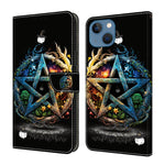 Custodia per telefono in ecopelle con effetto cristallo., For iPhone 14 / 13, For iPhone 14 Pro