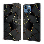 Custodia per telefono in ecopelle con effetto cristallo., For iPhone 14 / 13, For iPhone 14 Pro