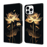 Custodia per telefono in ecopelle con effetto cristallo., For iPhone 14 / 13, For iPhone 14 Pro