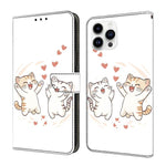 Custodia per telefono in ecopelle con effetto cristallo., For iPhone 14 / 13, For iPhone 14 Pro