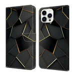 Custodia per telefono in ecopelle con effetto cristallo., For iPhone 14 / 13, For iPhone 14 Pro