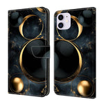 Custodia per telefono in ecopelle con effetto cristallo., For iPhone 11
