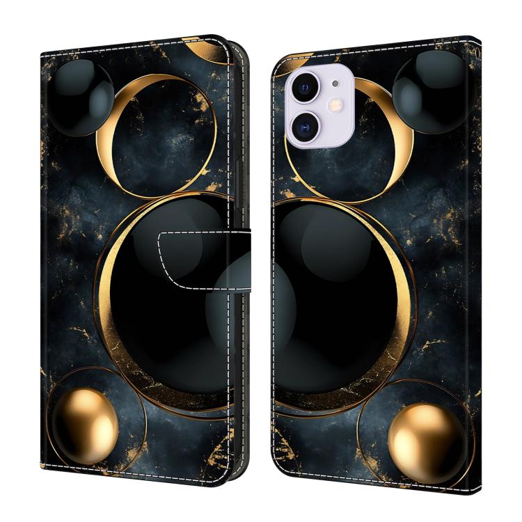 Custodia per telefono in ecopelle con effetto cristallo., For iPhone 11
