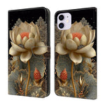 Custodia per telefono in ecopelle con effetto cristallo., For iPhone 11